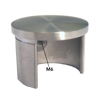 Abschlusskappe f�r Nutrohrsystem 42,/1,5 mm, Korn 320, V2A